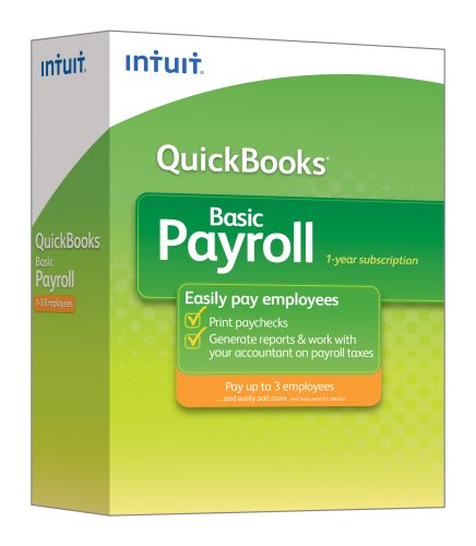QuickBooks Basic Payroll Up To 3 Employees 2009 [OLD VERSION]