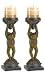  : Set of 2 Friendly Frog Candle Holders