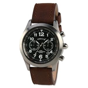 Thick-Strap Two-Eye Chronograph
