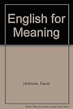 English for meaning