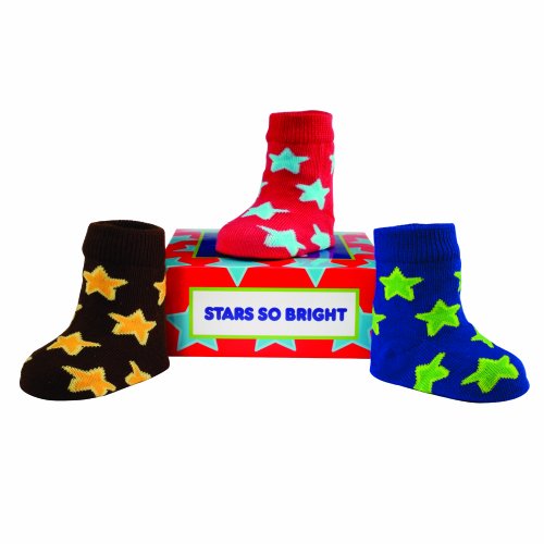 Elegant Baby Socks, Stars So Bright, 3 Pack