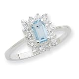 Sterling Silver Blue Topaz Ring