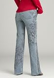 metrostyle Lace Print Jean