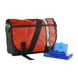 DadGear Messenger Diaper Bag – Retro Red