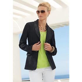 Buy Chadwicks Boyfriend Ruffle Blazer by Chadwicks