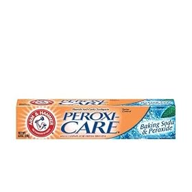 2x Arm & Hammer PeroxiCare, Baking Soda & Peroxide Toothpaste with Tartar Control, Mint, 6-Ounce Tubes - direkt USA