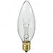 25 Pcs. 60w Candelabra Torpedo Clear Bulbs