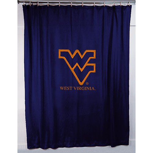 Sports Coverage West Virginia Mountaineer Shower Curtain