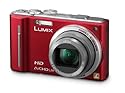 Panasonic Lumix DMC-TZ10 EG-R (12 Megapixel 12-fach opt. Zoom, 7,6 cm Display, Bildstabilisator, Geo-Tagging) rot