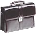 Mancini Burgundy Leather Triple Compartment Brifcase/front Organizer