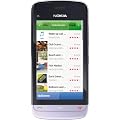 Nokia C5-03 Smartphone (8,1cm (3,2 Zoll) Display, Touchscreen, 5 Megapixel Kamera) black/lilac