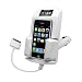 Search Our Specialty Mall : CAR KIT (WHITE COLOR) - FM Transmitter/ Car Charger and Cradle For Apple iPhone / iTouch MP3 PLayer - W/ PSL Station Lock to reduce drifting- Extra USB charging port for charging cell phone / bluetooth devices ( Includes Bonus USB cable ) ( Will NOT charge Iphone 3G )