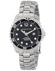 Momentum Womens 1M-DV07BB0 M1 Mini Analog Display Japanese Quartz Silver Watch