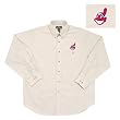 Cleveland Indians MLB "Matrix" Button Down Shirt (Linen)