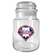 Philadelphia Phillies 31oz Glass Candy Jar - Primary Logo MLB Baseball