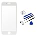 Apple iPhone 6 Plus [5.5 inch] Display Touchscreen Replacement Front Screen Glass Lens Cover + Tool Kit (white)