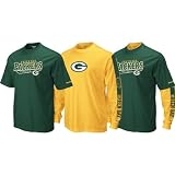 Reebok Green Bay Packers Option 3-in-1 Combo T-Shirt