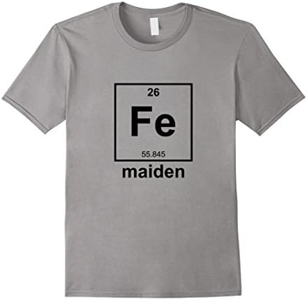 Men's Iron M Periodic Table element T shirt 2016 Medium Slate