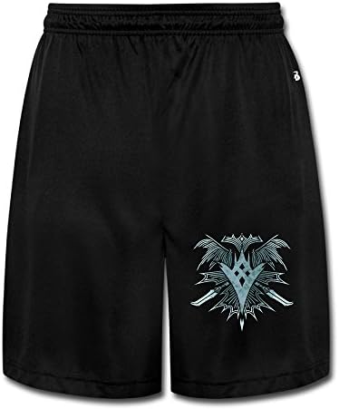HYRONE Men's The Taken King Logo Workout Pants Black Size XL