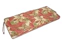 43-Inch Bench Cushion, Olive, Brick, Floral