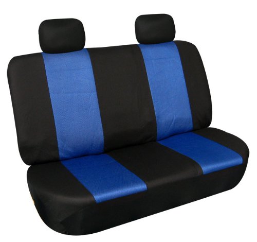 Univerisal Bench Car Seat Cover Fb102 Blue/black R012