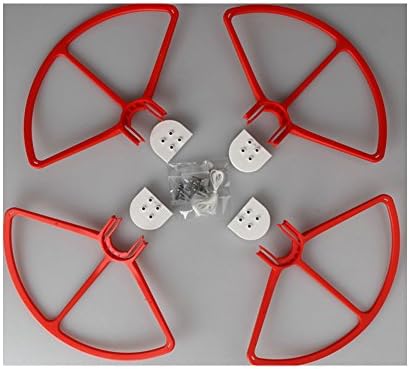Detachable Protection Ring Accessories for Phantom DJI 3(4 Pieces) (red)
