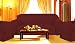 Sofa / Couch Cover Slipcover 3 Pc. Set = Sofa + Loveseat + Chair Covers / Slipcovers 3 Pcs SET Stripe Jacquard Fabric - Burgundy color