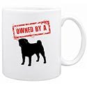 New " Owned By Pug " Mug Dog