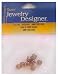 6mm Gold Plated Tube Bead, 8 Pc/Pkg
