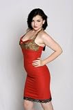 Poison Candy - Poison Candy I Love Danger Red Leopard Dress Pin Up Dress Small - XL