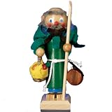 Kurt Adler Steinbach German Nutcracker Sherwood Forest Series, Mini Friar Tuck