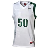 Nike - Nike Oregon Ducks #50 White Replica Basketball Jersey