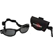 Bobster Crossfire Folding Adult Cruiser Motorcycle Goggles Eyewear - Black/Smoke