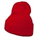 Canada Maple Leaf Embroidered Long Beanie - Red