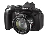 Canon PowerShot SX1 IS Digital Camera - Black (10MP, 20x Optical Zoom) 2.8 inch LCD