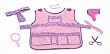 Melissa & Doug Hair Stylist Costume Role Play Set