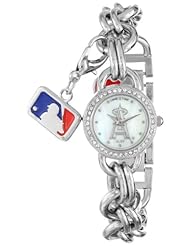 Game Time Womens MLB-CHM-LAA Charm MLB Series Los Angeles Angels 3-Hand Analog Watch