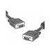 VGA Monitor Replacement SVGA M-M 15 pin Cable Black 2 m