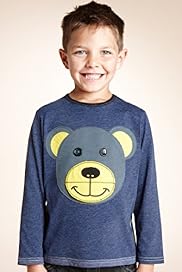 Crew Neck AppliquÃƒÂ© Monkey T Shirt