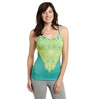 prAna Women's Leyla Top, Medium, Limeade Indie