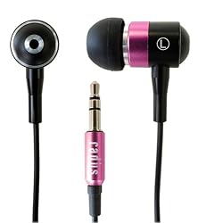 Premium Noise-Reducing Ear Buds Neon Knight from Radius (Pink) - iPhone Compatible