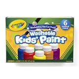 Crayola Washable Kid's Paint (6 count)