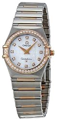 Omega Women's 1358.75 Consellation Mother-Of-Pearl with 12 Diamonds (0.06 carats) Dial Watch
