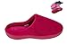 Moxo Women's & Men's Coral Fleece Bedroom Slippers/Footwear Memory Foam Clogs (DarkRed) 38-39 EUR