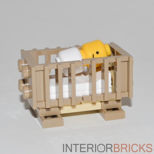 LEGO Furniture Baby Crib with Baby Included! Custom Design