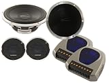 Audiobahn Speakers ABC5002V Low Profile 2-Way Component System 5.25 Car Speakers