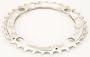 Shimano XT/LX* 9sp chainring, 104BCD x 32t - sil