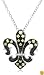 Sterling Silver Yellow Cubic Zirconia Pendant, 18