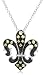 Sterling Silver Yellow Cubic Zirconia Pendant, 18" (#0)
