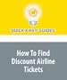 How To Find Discount Airline Tickets